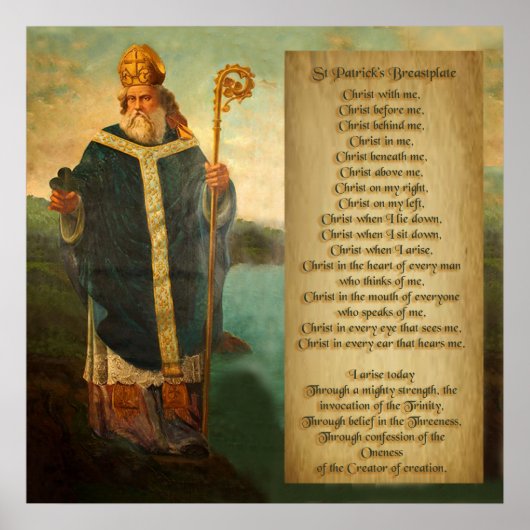 St Patrick's Breastplate. Poster (Voorkant)