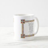 St. Patrick's Breastplate Prayer met Keltische Kno Koffiemok (Voorkant rechts)