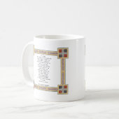 St. Patrick's Breastplate Prayer met Keltische Kno Koffiemok (Voorkant links)