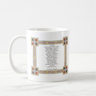 St. Patrick's Breastplate Prayer met Keltische Kno Koffiemok