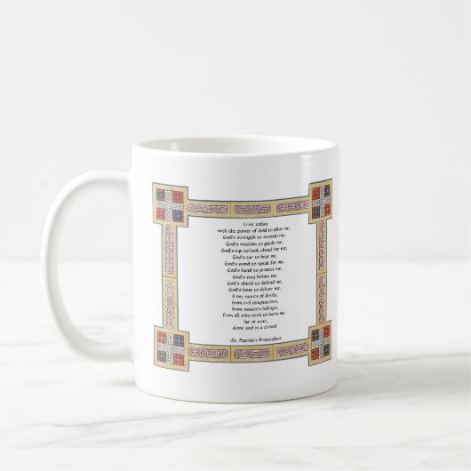 St. Patrick's Breastplate Prayer met Keltische Kno Koffiemok (Links)