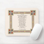 St. Patrick's Breastplate Prayer met Keltische Kno Muismat (Met muis)