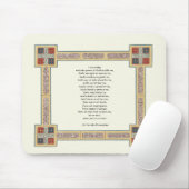 St. Patrick's Breastplate Prayer met Keltische Kno Muismat (Met muis)