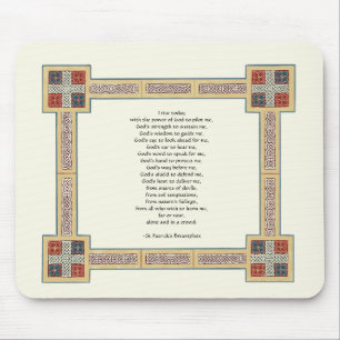 St. Patrick's Breastplate Prayer met Keltische Kno Muismat