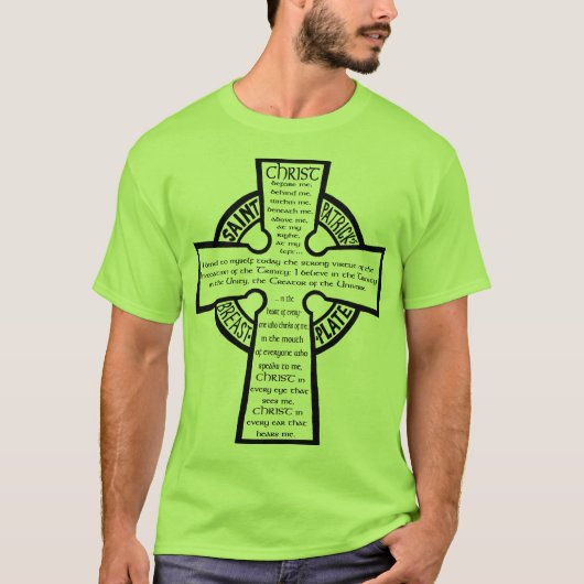 St. Patrick's Breastplate T-Shirt (Voorkant)