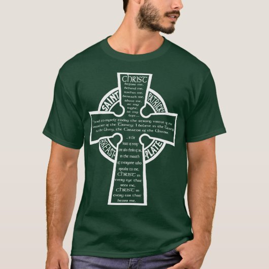 St. Patrick's Breastplate T-shirt (wh) (Voorkant)