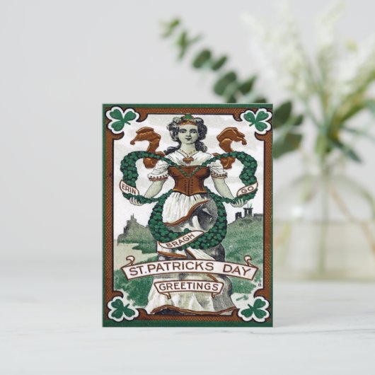  St Patrick's Briefkaart (Staand voorkant)