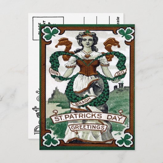  St Patrick's Briefkaart (Voorkant / Achterkant)