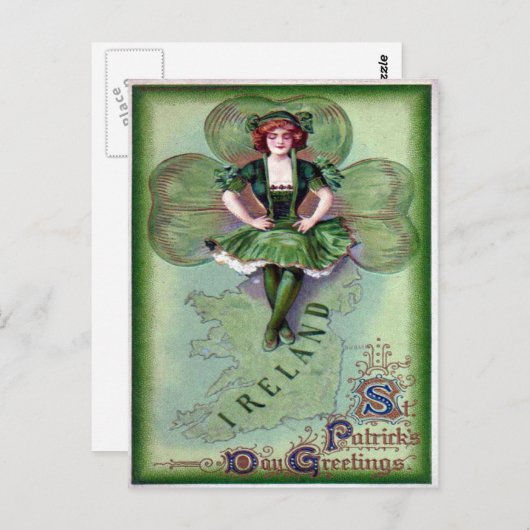 St Patrick's Briefkaart (Voorkant / Achterkant)