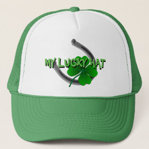 St. Patrick's Cap Lucky Irish Hats Personalized Trucker Pet