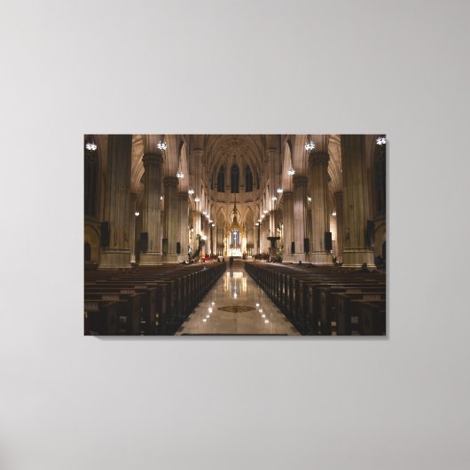 St. Patrick's Cathedral Canvas Afdruk (Voorkant)
