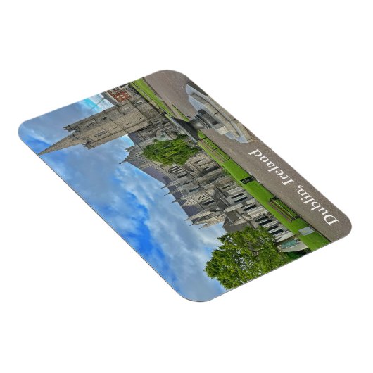 St. Patrick's Cathedral Dublin, Ierland Magnet 2 Magneet (Rechterzijde)