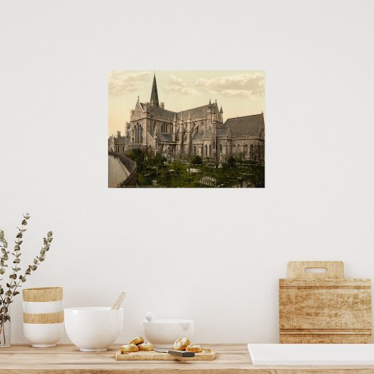 St Patrick's Cathedral, Dublin, Ierland Poster (Keuken)