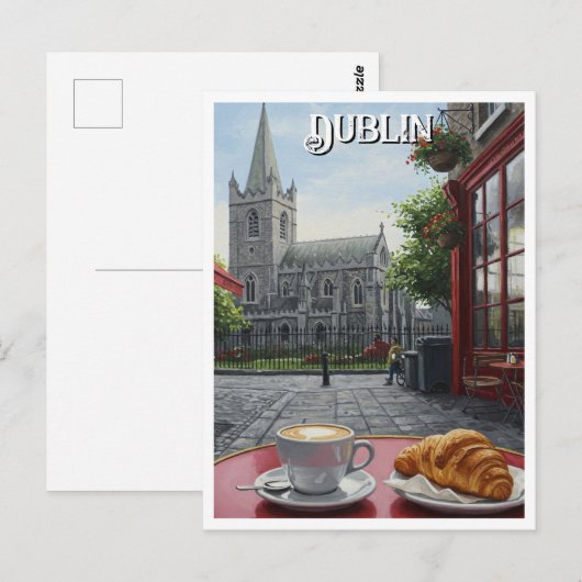 St Patricks Cathedral Dublin Ierland Reizen Briefkaart (Voorkant / Achterkant)