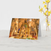 St Patrick's Cathedral Manhattan New York Kaart (Gele Bloem)