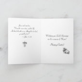 St. Patrick's Cathedral Religieuze Paas Kaart (Binnen)