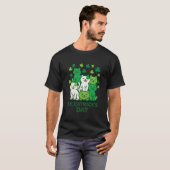 St Patricks Catricks Dag Katten Grappig Lange Mouw T-shirt (Voorkant volledig)