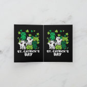 St Patricks Catricks Dag Katten Saint Pattys Feestdagen Kaart (Binnen)