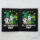St Patricks Catricks Dag Katten Saint Pattys Kaart (Binnen)