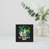 St Patricks Catricks Dag Katten Saint Pattys Klantenkaartje (Staand voorkant)