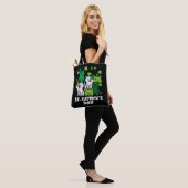 St Patricks Catricks Dag Katten Saint Pattys Tote Bag (Op model)
