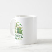 St. Patrick's Catricks Dag Katten Sint Pattys Vrou Koffiemok (Voorkant links)