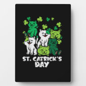 St Patricks Catricks Day Cats Saint Pattys Fotoplaat (voorkant)