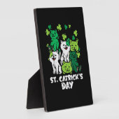 St Patricks Catricks Day Cats Saint Pattys Fotoplaat (Zijkant)