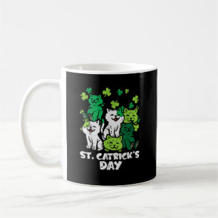 St Patricks Catricks Day Katten Saint Pattys Koffiemok