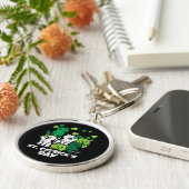 St Patricks Catricks Day Katten Saint Pattys Sleutelhanger (Zijkant)