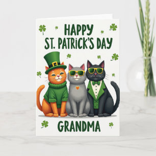 St Patricks Cats Oma Kaart
