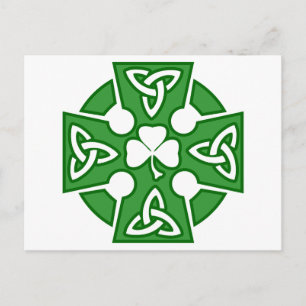 St Patrick's Celtic cross Briefkaart