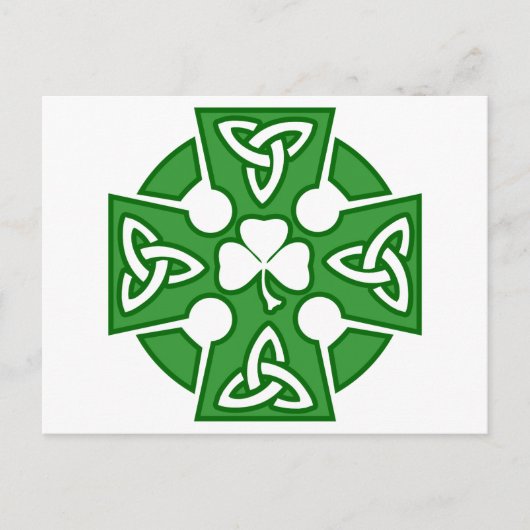 St Patrick's Celtic cross Briefkaart (Voorkant)