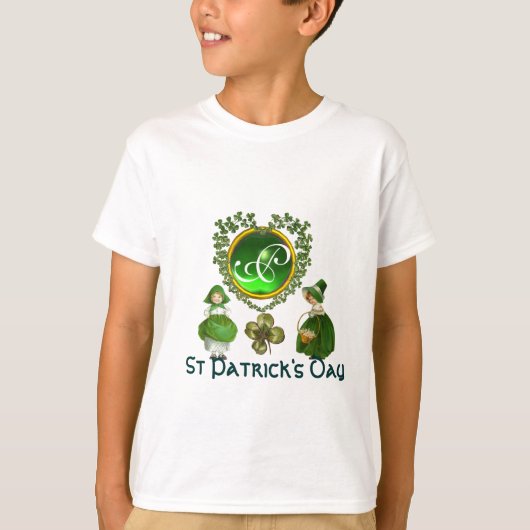 ST PATRICK'S CELTIC HEART MONOGRAM T-SHIRT (Voorkant)