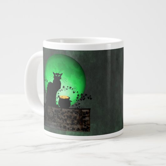 St. Patrick's Chat Noir Grote Koffiekop (Links)