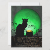 St. Patrick's Chat Noir Kaart (Achterkant)
