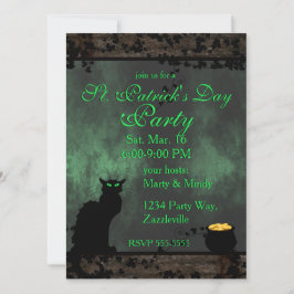 St. Patrick's Chat Noir Kaart