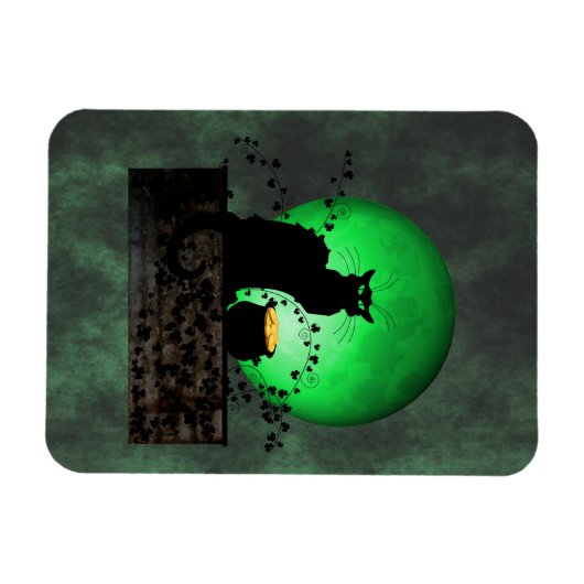 St. Patrick's Chat Noir Magneet (Horizontaal)