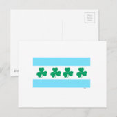 St. Patrick's Chicago Dye the River Green Briefkaart (Voorkant / Achterkant)