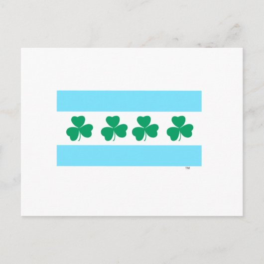 St. Patrick's Chicago Dye the River Green Briefkaart (Voorkant)