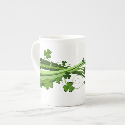 St. Patrick's Clover China Mok (Links)