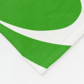 st patricks clover emoji blanket fleece deken (Hoek)