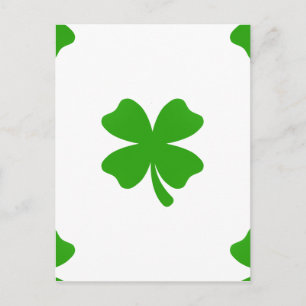 st patricks clover emoji briefkaart