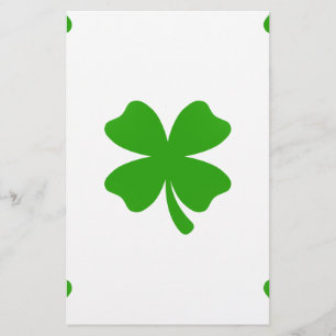 st patricks clover emoji briefpapier