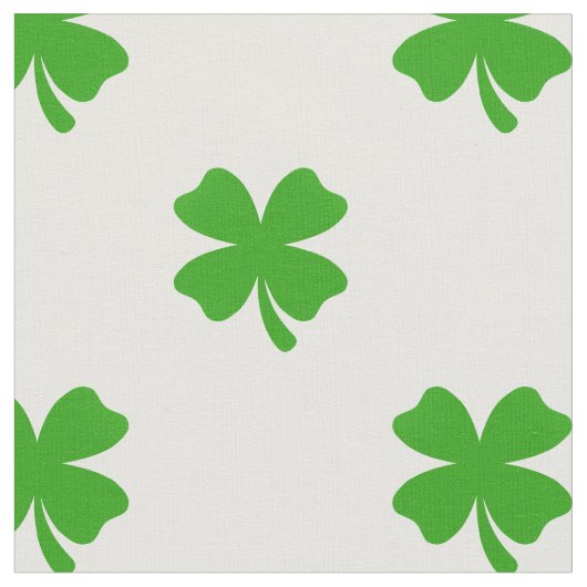 st patricks clover emoji fabric stof (Close Up)