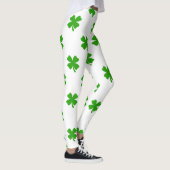 st patricks clover emoji leggings (Rechts)