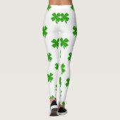 st patricks clover emoji leggings (Achterkant)