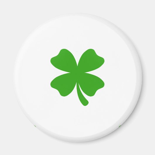 st patricks clover emoji magneet (Voorkant)