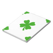 st patricks clover emoji notitieblok (Linkerzijde)