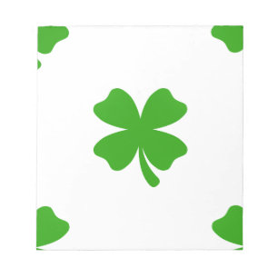 st patricks clover emoji notitieblok